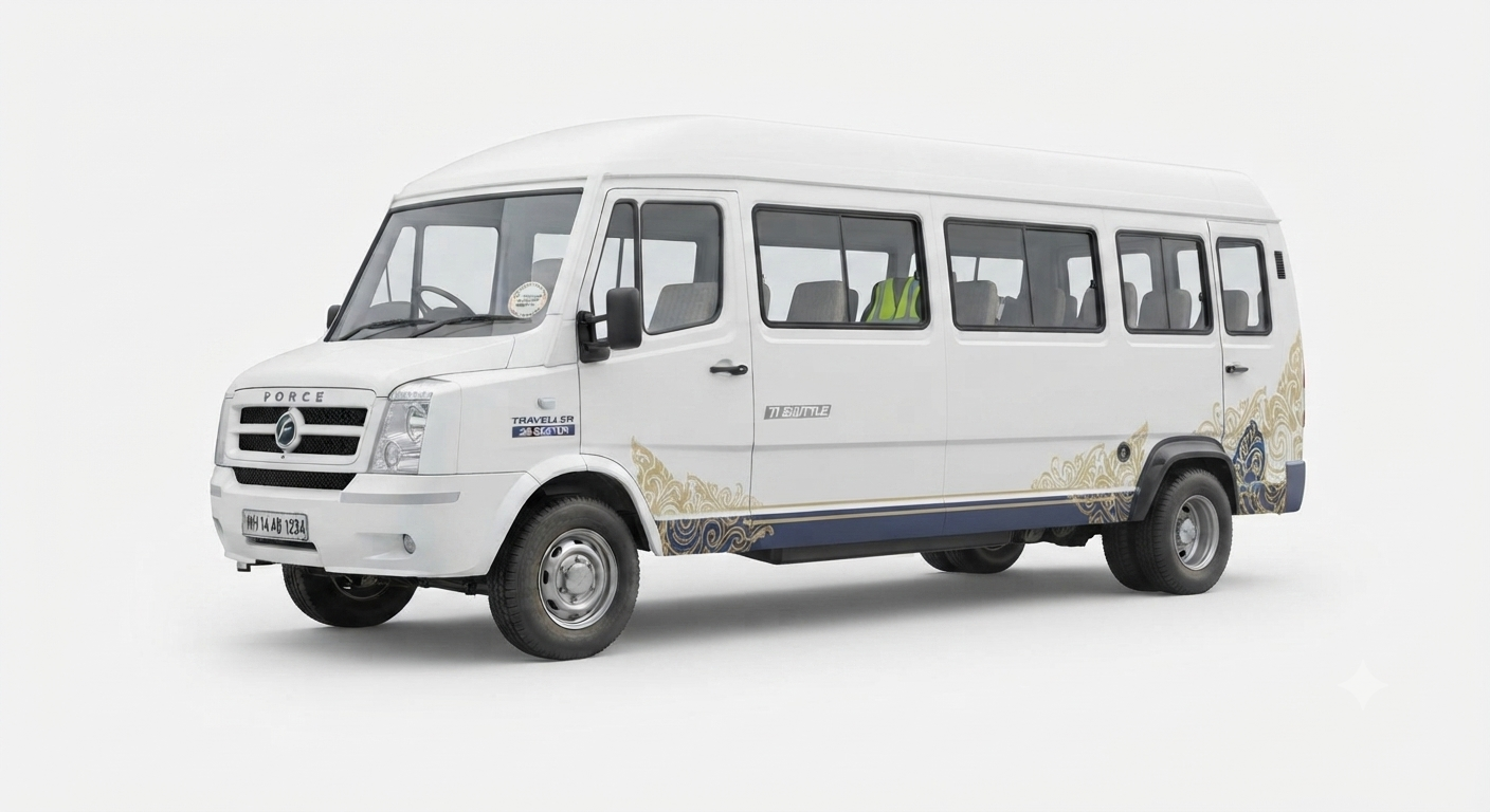 Tempo Traveller 26 Seater